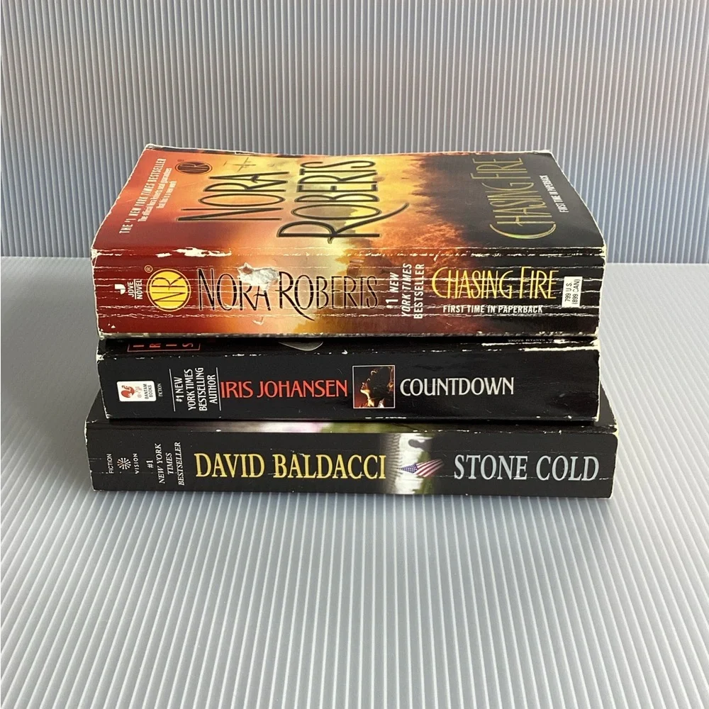 Set of 3 Lead Female Character Thriller Paperback Books